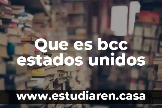 Que es un mall en estados unidos 3 Que es bcc estados unidos