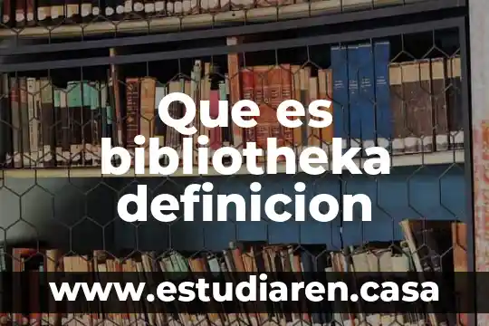 Que es gestionar proyectos 6 Que es bibliotheka definicion