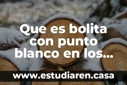 Que es bolita con punto blanco en los labios