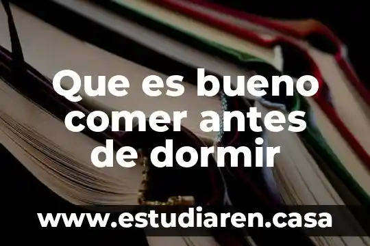 Por que es importante detener un brote lo antes posible 3 Que es bueno comer antes de dormir