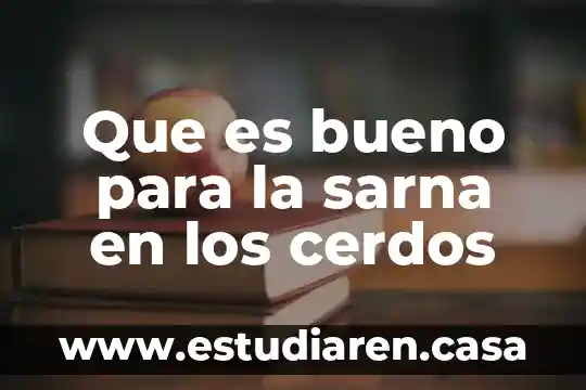Que es bueno para la varicela en bebes 5 Que es bueno para la sarna en los cerdos