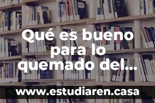 Que es bueno para el movimiento intestinal 5 Qué es bueno para lo quemado del sol