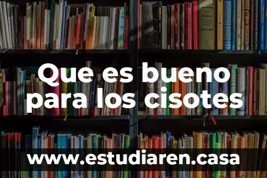 Que es bueno para los cisotes