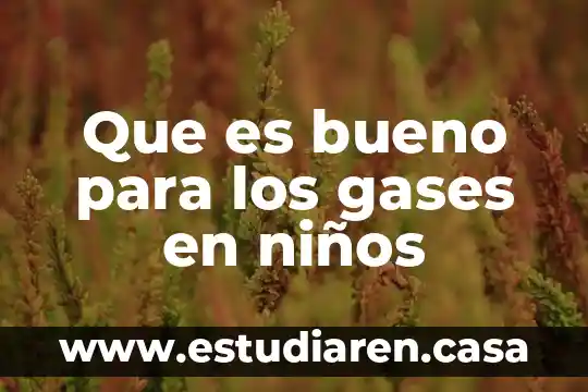 Tusimo de masas que es 8 Que es bueno para los gases en niños