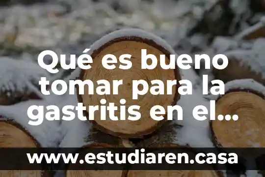 Qué es bueno tomar para la gastritis en el embarazo