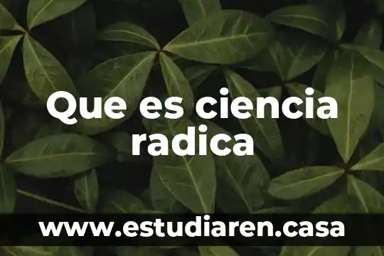 Que es la presion con que ciencia se relaciona 6 Que es ciencia radica