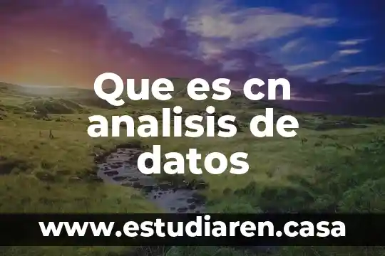 Que es un analisis metaurgico 7 Que es cn analisis de datos