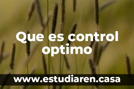 Qué es un recurso emociones 7 Que es control optimo