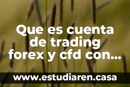 Por qué la cuenta de sircad dice que es inamovible 5 Que es cuenta de trading forex y cfd con xm