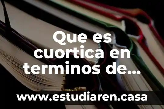Que es un tomador en terminos de superacion interpersonal 3 Que es cuortica en terminos de algebra