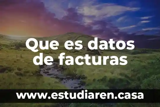 Que es una modikficasion de datos de celdas en excel 8 Que es datos de facturas