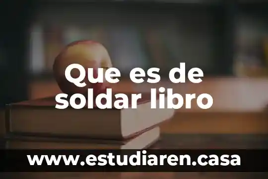 Que es una maquina de soldar de tipo transformador 3 Que es de soldar libro