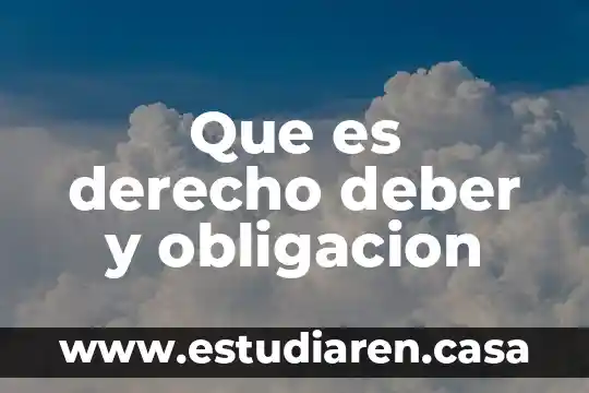 Que es el deber ser de Pestalozzi 5 Que es derecho deber y obligacion