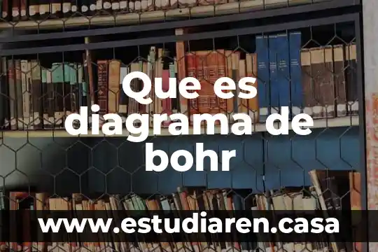 Que es diagrama de bohr
