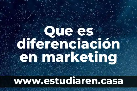 Actividad para niños lo que es comparacion y diferenciacion 3 Que es diferenciación en marketing