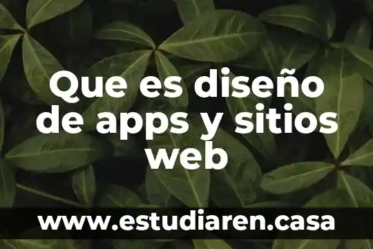 Que es diseño de apps y sitios web 2 Que es diseño de apps y sitios web