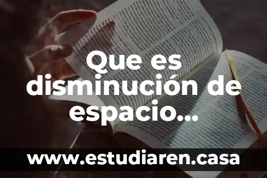 Que es disminución de espacio intersomático l5-s1