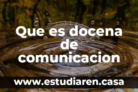 Que es un modulo de comunicacion plc 8 Que es docena de comunicacion