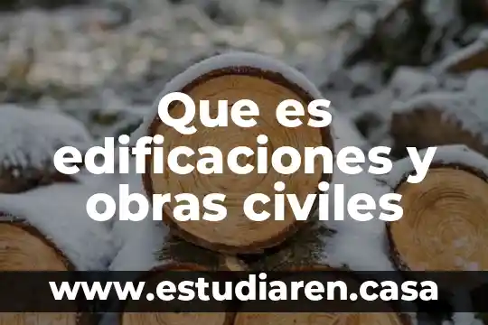 Que es la comunicacion artisticay obras y sus origenes 5 Que es edificaciones y obras civiles