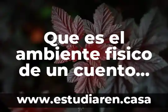 Que es narrador personaje y ambiente 4 Que es el ambiente fisico de un cuento latinoamericano