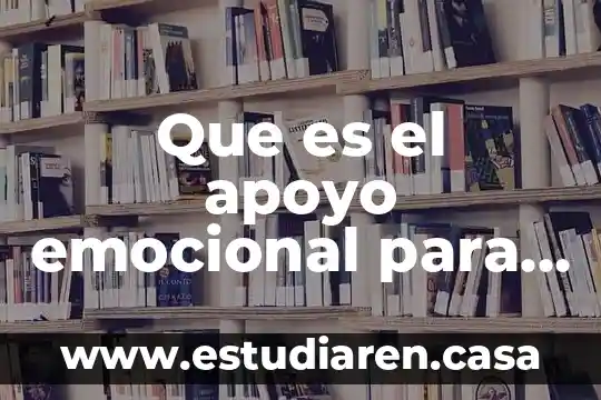 Que es apendicitis segun la oms 4 Que es el apoyo emocional para adolecentes segun autores