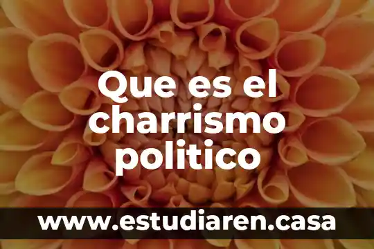 Que es un caracter politico 6 Que es el charrismo politico