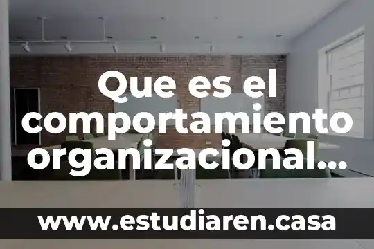 Que es el autoconocimiento segun autores 8 Que es el comportamiento organizacional segun autores