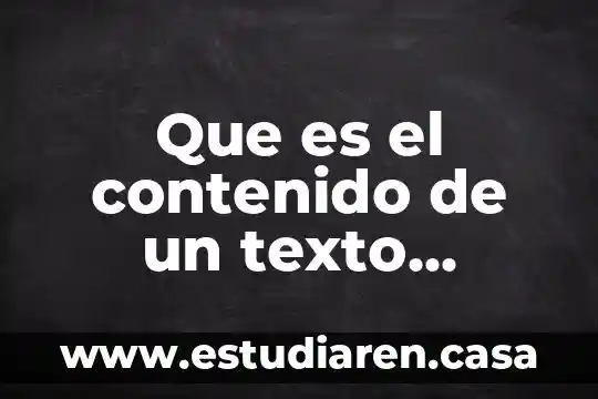 Que es un marco web 6 Que es el contenido de un texto ejemplo