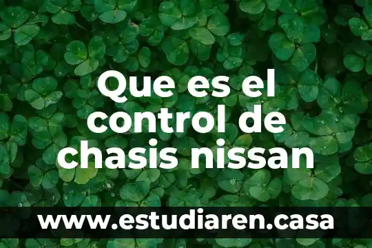 Que es volumen de control para coordenadas cartcians 3 Que es el control de chasis nissan