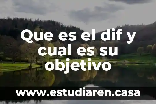 Que es localidad en la ciudad de mexico 3 Que es el dif y cual es su objetivo