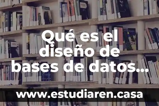 Que es un cncesjo social en tlajomulco 4 Qué es el diseño de bases de datos datos