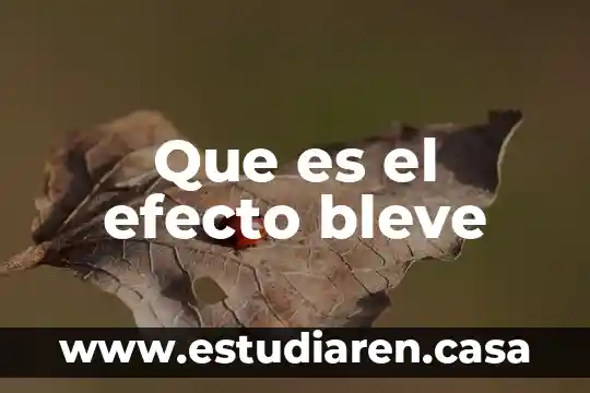 Efecto gorila que es 5 Que es el efecto bleve