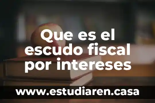 Que es el escudo fiscal por intereses