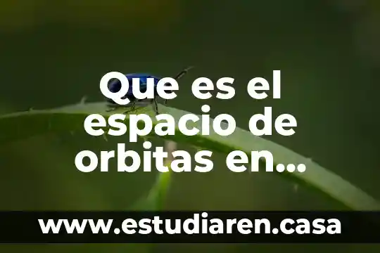 Que es el espacio de orbitas en topología