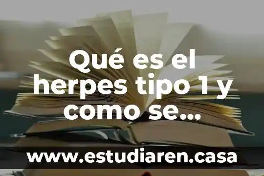 Que es una suspension tipo mcpherson 3 Qué es el herpes tipo 1 y como se manifiesta
