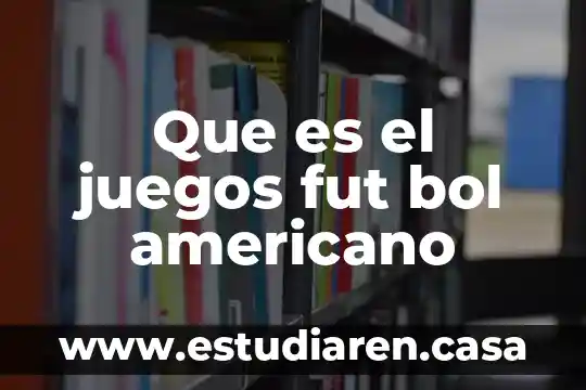 Que es juegos de cancha dividida 8 Que es el juegos fut bol americano