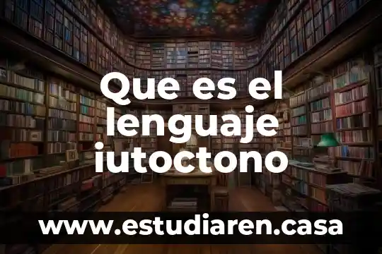 Que es el lenguaje iutoctono