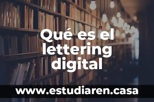 Qué es un disco digital 3 Qué es el lettering digital