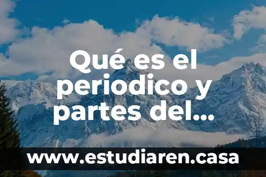 Que es el voltimetro y sus partes 8 Qué es el periodico y partes del periodico