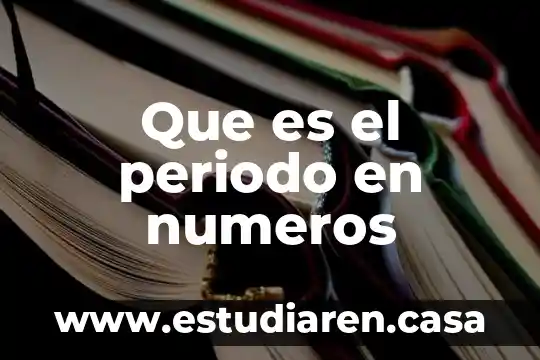 Que es periodo de la tabla periodica 8 Que es el periodo en numeros