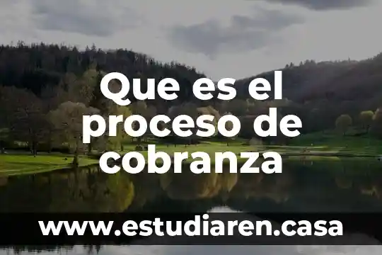 Que es el proceso de cobranza 15 Que es el proceso de cobranza