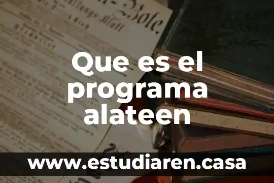 Para que es el programa imb spss 4 Que es el programa alateen