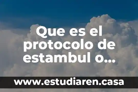 Qué es un protocolo de comunicación profibus 7 Que es el protocolo de estambul o lectura de derechos