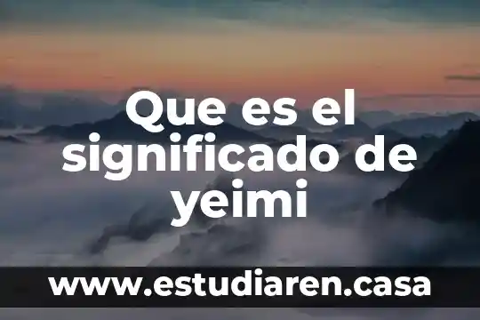 Qué es pospago significado 8 Que es el significado de yeimi