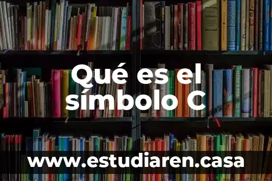 Qué es el símbolo C