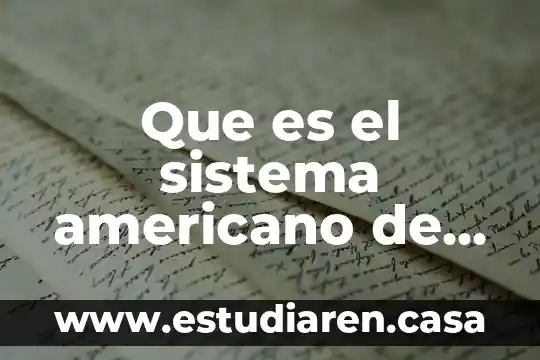 Que es el sistema americano de dibujo
