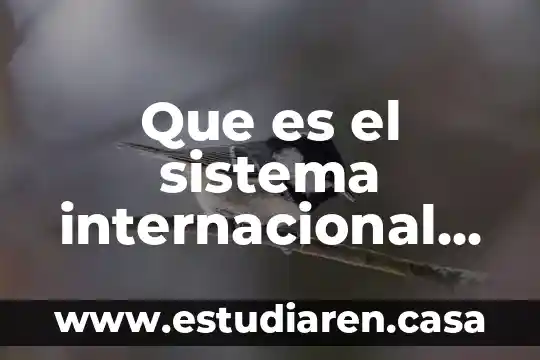 Que es la feria internacional de la musica 4 Que es el sistema internacional de medidas en mks tabla