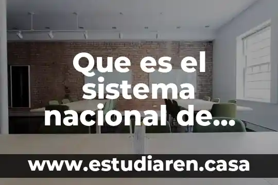 Que es el sistema nacional de competencias