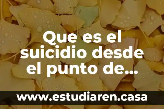 Que es la calidad desde el marketing 8 Que es el suicidio desde el punto de vista psiquiatrico
