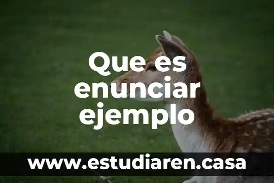 Que es un haiku y ejemplo 6 Que es enunciar ejemplo